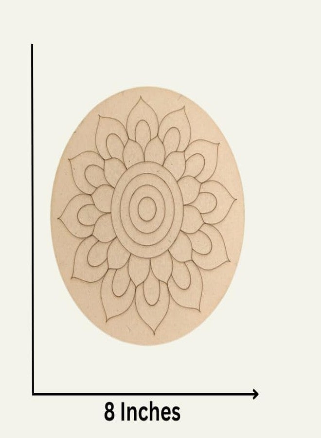 Decordial Mandala Art Madhuani Lippan Art Materials Diy Kit With 4 Premarked Lippan Mdf Board Decorative Mirrors Dot Mandala Tool Lippan Art Kit For Kids Adults Wall Decoration,Multicolor - Image 5